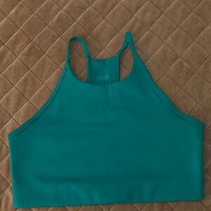 Girlfriend Collective Emerald Colette Halter Bra